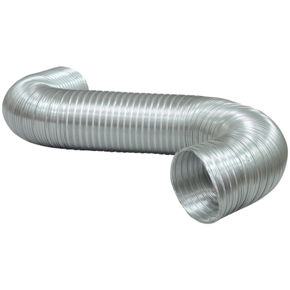 Deflecto Semi-Rigid 4in x 5' Aluminum Duct For General Venting, Silver, VENA0459 MPN:A045/9