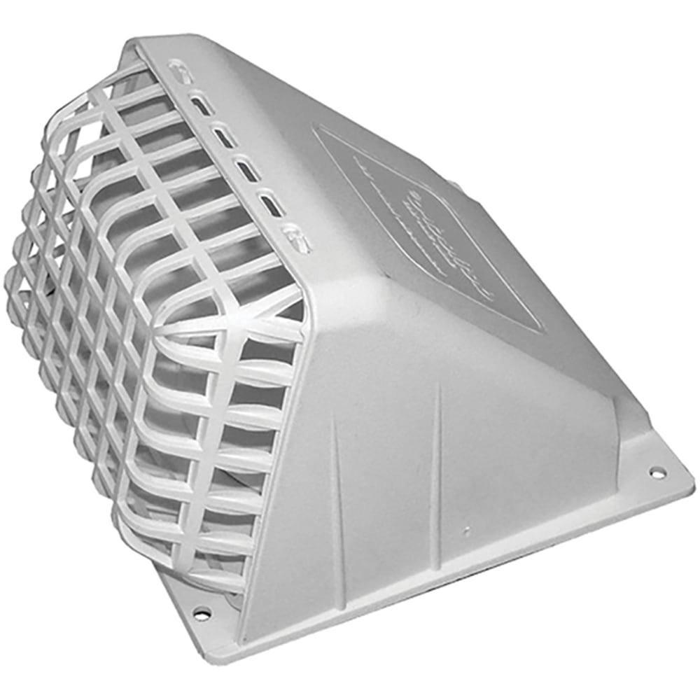 Deflecto Replacement Wide-Mouth Vent Hood With Detachable Bird Guard, White, VENHR4W MPN:HR4W