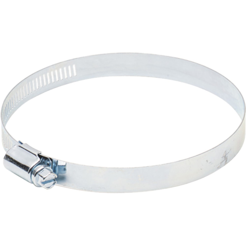 Deflecto MCX4 Worm Drive Hose Clamp - 0.4in Width x 4in Diameter - Silver - Metal MPN:MCX4