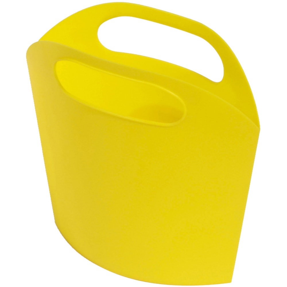Deflecto Antimicrobial Kids Mini Tote Yellow - External Dimensions: 8inx 5.4in Depth x 2in - Plastic - Yellow - - 39501YEL MPN:39501YEL