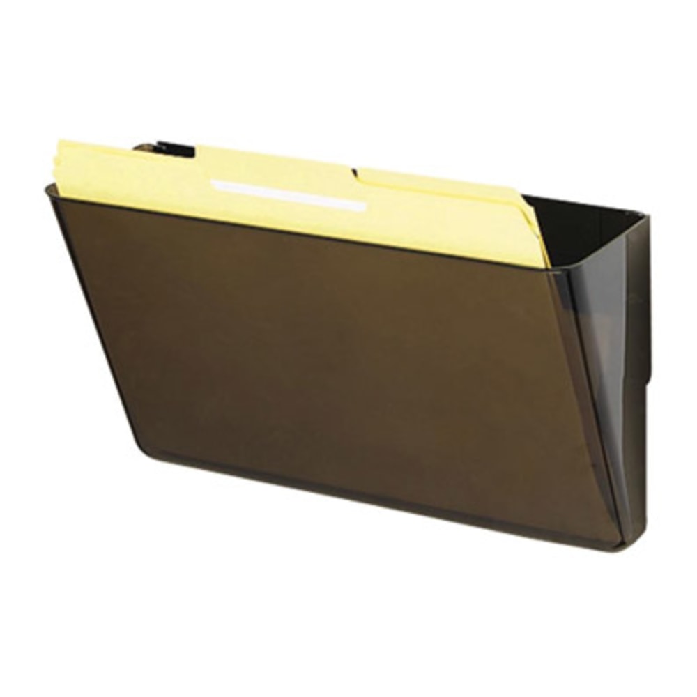 Deflecto Magnetic DocuPocket Wall File, Letter, 13 x 7 x 4, Smoke MPN:73102