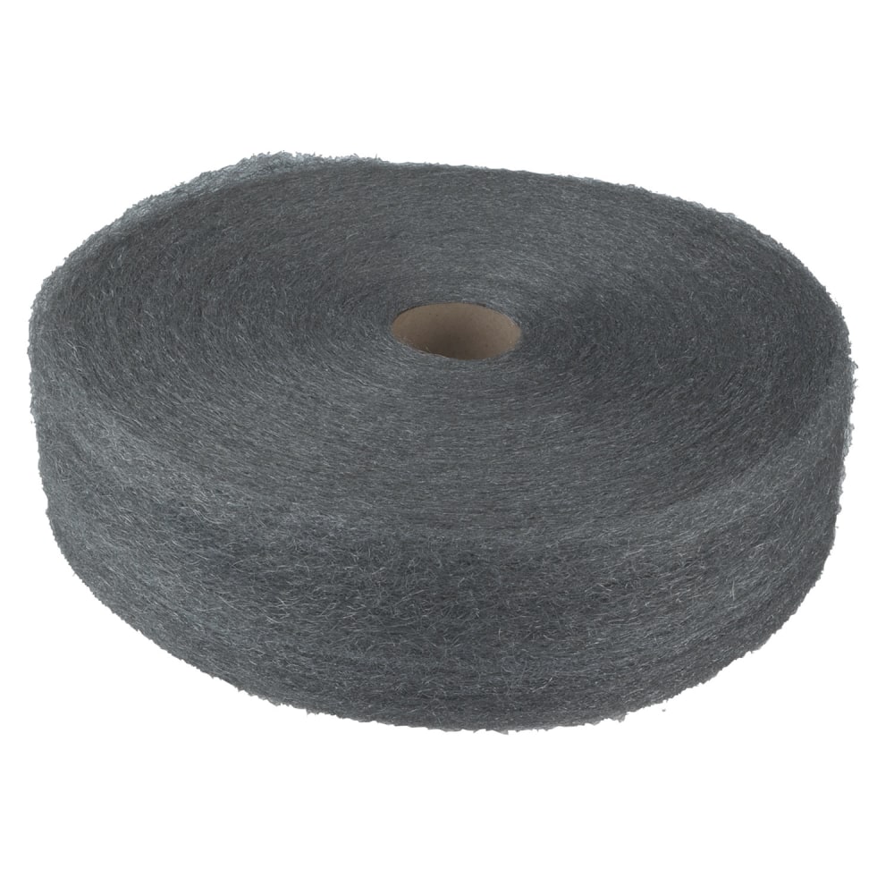 GMT Industrial-Quality Steel Wool Reel, #3 Coarse, 5 lb Reel, Steel Gray, 6/Carton MPN:105046