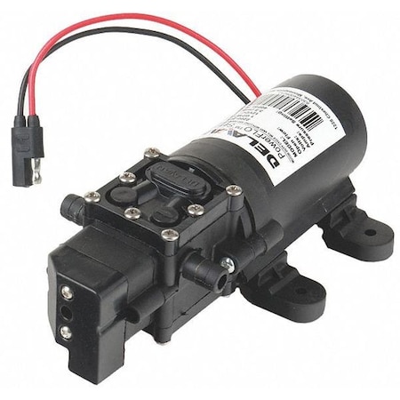 Diaphragm Pump, Polypropylene, Santoprene®, 12VDC, 1.0 GPM MPN:2200-201-SB