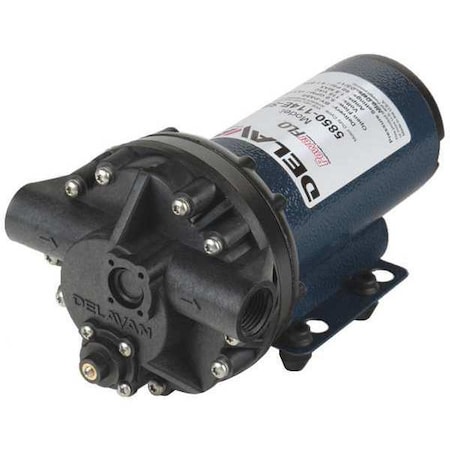 Diaphragm Pump, Polypropylene, Santoprene, 115, 5.0 GPM MPN:5850-114E-SB