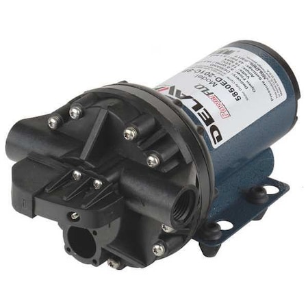 Diaphragm Pump, Polypropylene, Geolast, 12VDC, 5 GPM MPN:5850ED-201C-SB