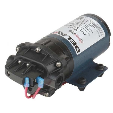 Diaphragm Pump, Polypropylene, Air Operated, Santoprene, 12VDC, 2.0 GPM MPN:7812-201-SB-HS