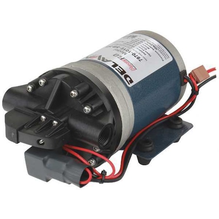 Diaphragm Pump, Polypropylene, Santoprene, 12VDC, 7.0 GPM MPN:7870-101E-SB-HS