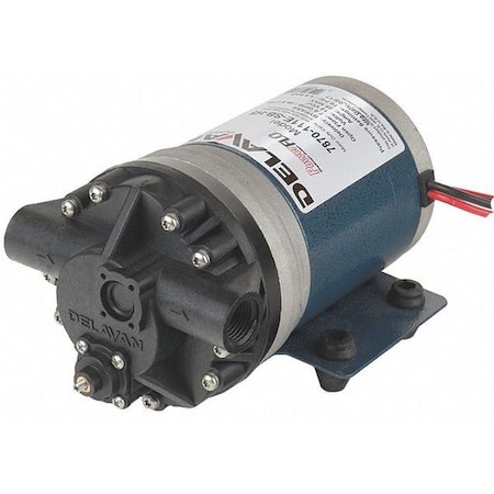 Diaphragm Pump, Polypropylene, Santoprene, 12VDC, 7.0 GPM MPN:7870-111E-SB-HS