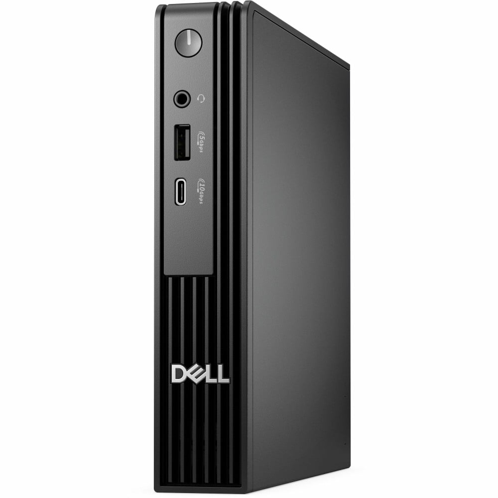 Dell Pro Micro QCM1255 Desktop Computer, AMD Ryzen 5 8500GE, 16GB, 512GB PCI Express NVMe 4.0 SSD, Micro PC, AMD Chip, Windows 11 Pro MPN:GHW6F