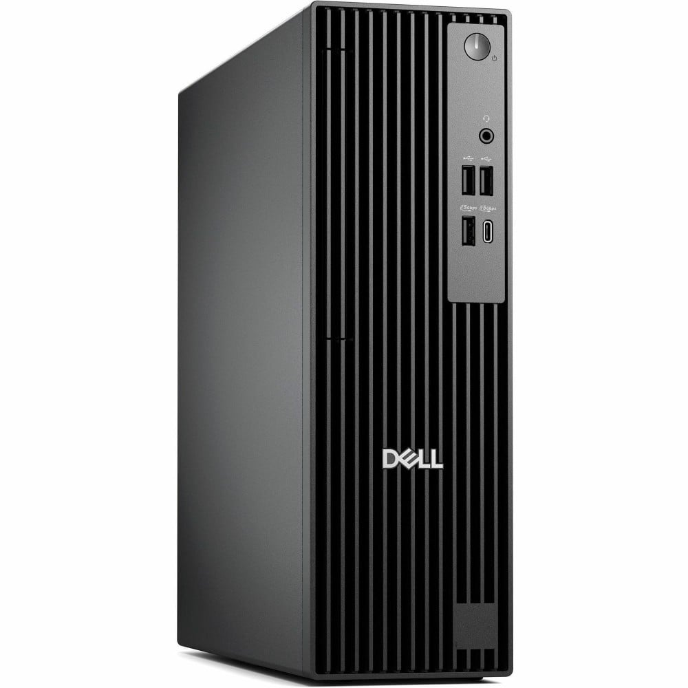 Dell Pro Slim QCS1250 Desktop Computer, Intel Core Ultra 5 235, 16GB, 256GB PCI Express NVMe 4.0 SSD, Standard Black, Intel Chip, Windows 11 Pro MPN:RVR7G
