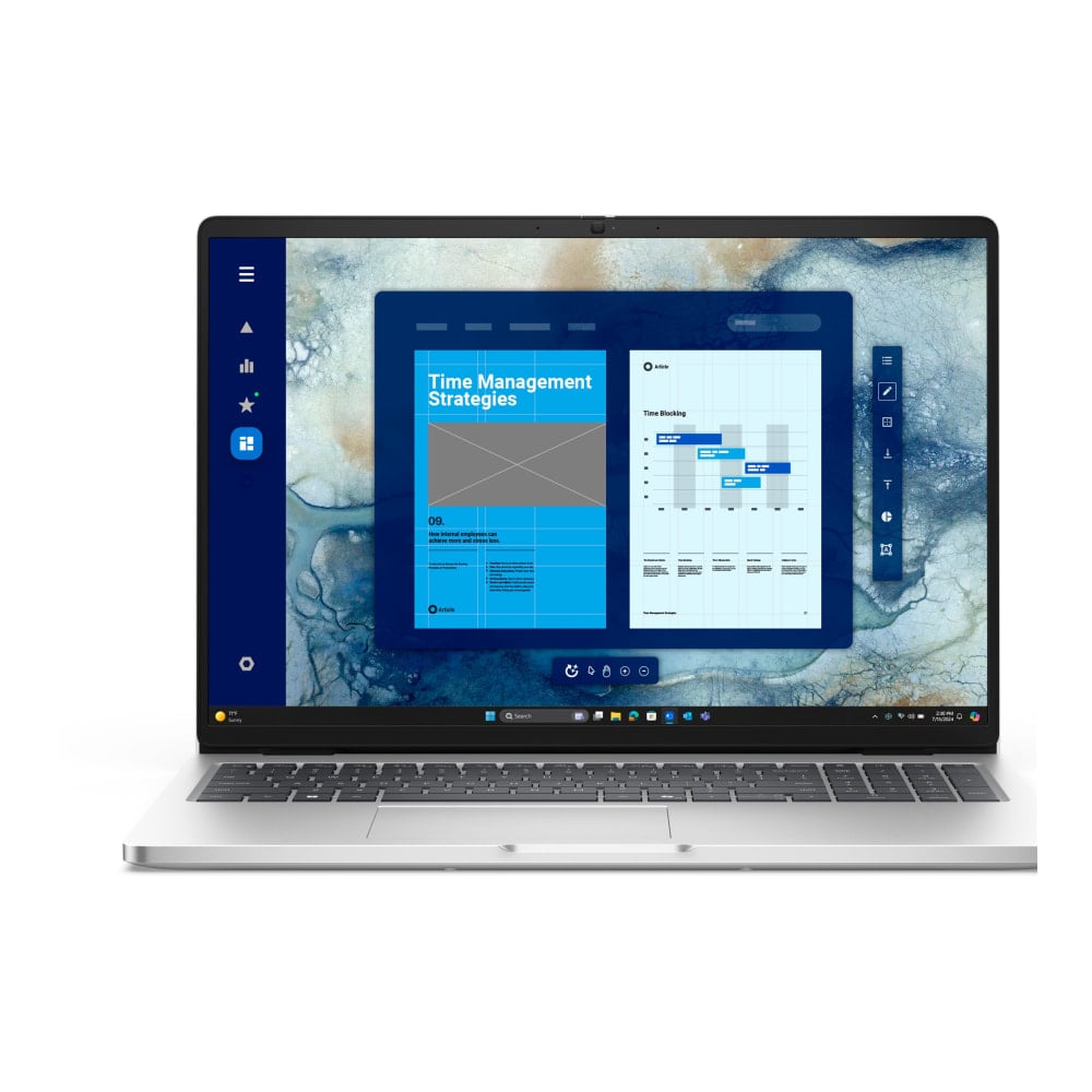 Dell Pro 16 PC16250 16in Notebook, 60Hz, Intel Core Ultra 5 235U, vPro Technology, 32GB, 512GB SSD, Platinum Silver, Windows 11 Pro MPN:3HN1W