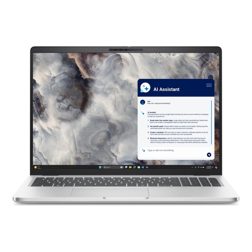 Dell Pro 16 Plus PB16250 16in Notebook, 60Hz, Intel Core Ultra 7 265U, vPro Technology, 16GB, 512GB SSD, Silver, Windows 11 Pro MPN:693N6