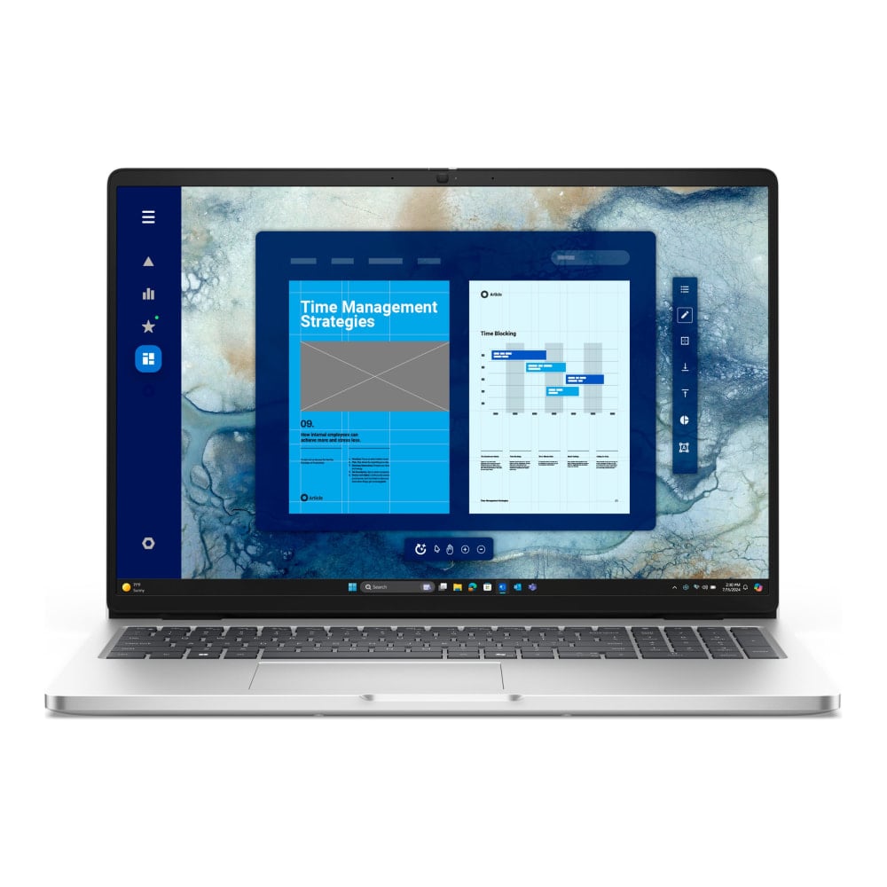 Dell Pro 16 PC16250 16in Notebook, 60Hz, Intel Core Ultra 5 235U, vPro Technology, 16GB, 512GB SSD, Platinum Silver, Windows 11 Pro MPN:GRG36