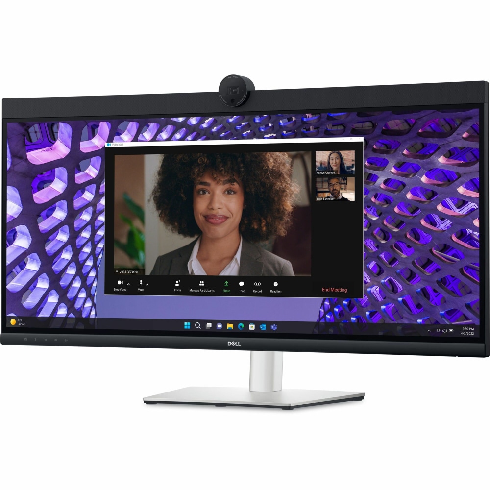 Dell P3424WEB 34in Class Webcam UW-QHD Curved Screen LED Monitor - 21:9 - 34.1in Viewable - In-plane Switching (IPS) Technology - DELLP3424WEB MPN:DELL-P3424WEB