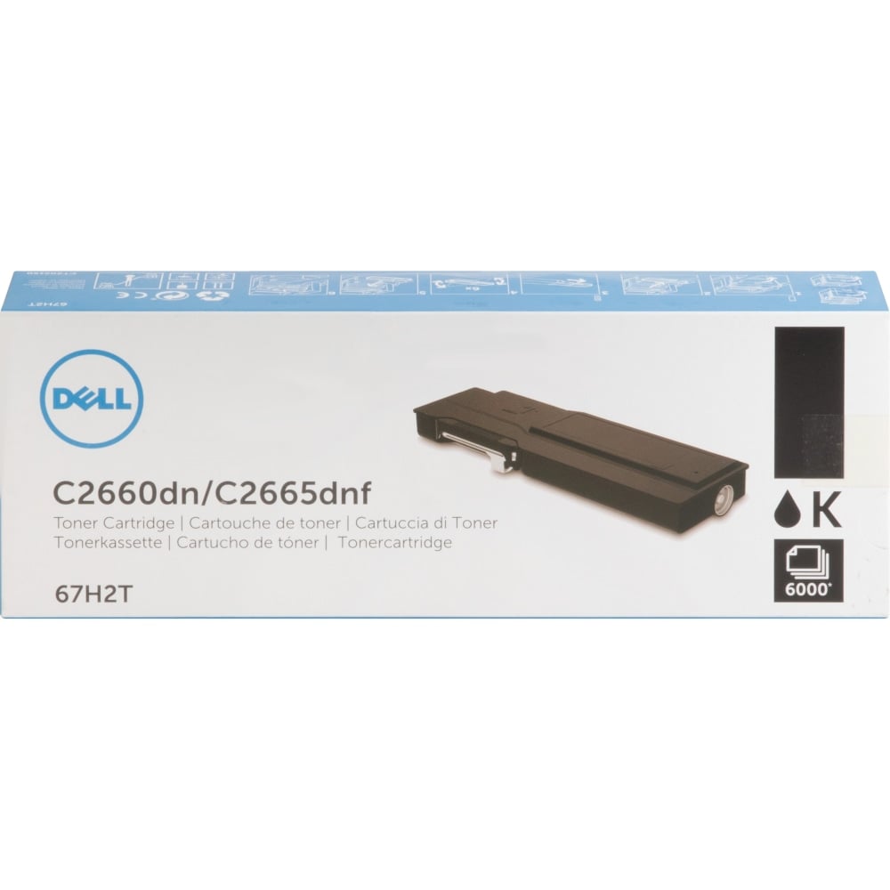Dell Original High Yield Laser Toner Cartridge - Black - 1 Each - 6000 Pages MPN:67H2T