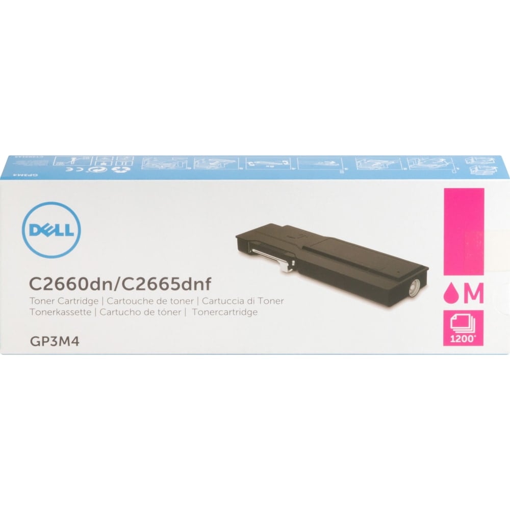 Dell Original Standard Yield Laser Toner Cartridge - Magenta - 1 Each - 1200 Pages MPN:GP3M4