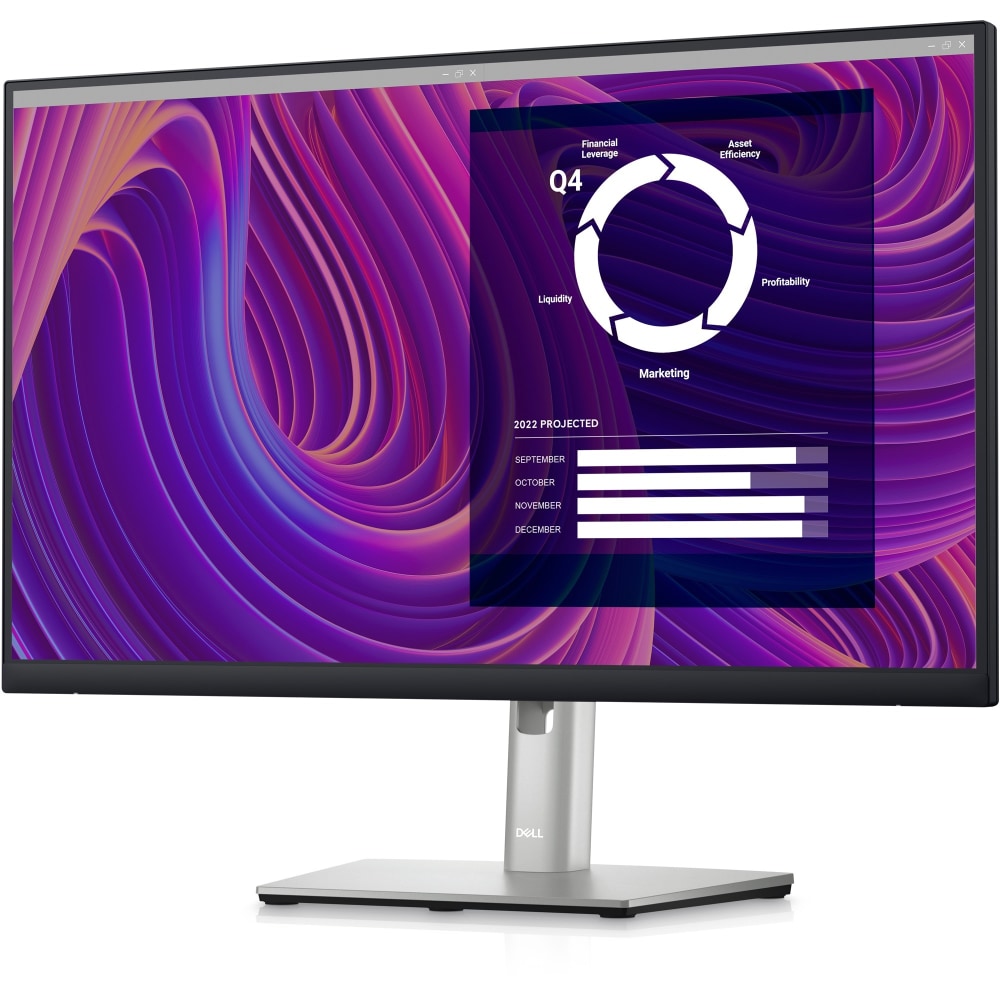 Dell P2423D 24in Class QHD LCD Monitor - 16:9 - Black, Silver - 23.8in Viewable - In-plane Switching (IPS) Black Technology - DELLP2423D MPN:DELL-P2423D