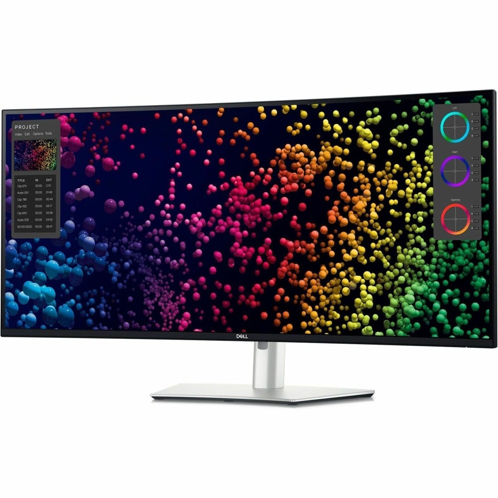 Dell UltraSharp U4025QW 40in Class (39.7in Viewable) 5K2K WUHD Curved Screen LED Monitor, 21:9, Black/Silver MPN:DELL-U4025QW