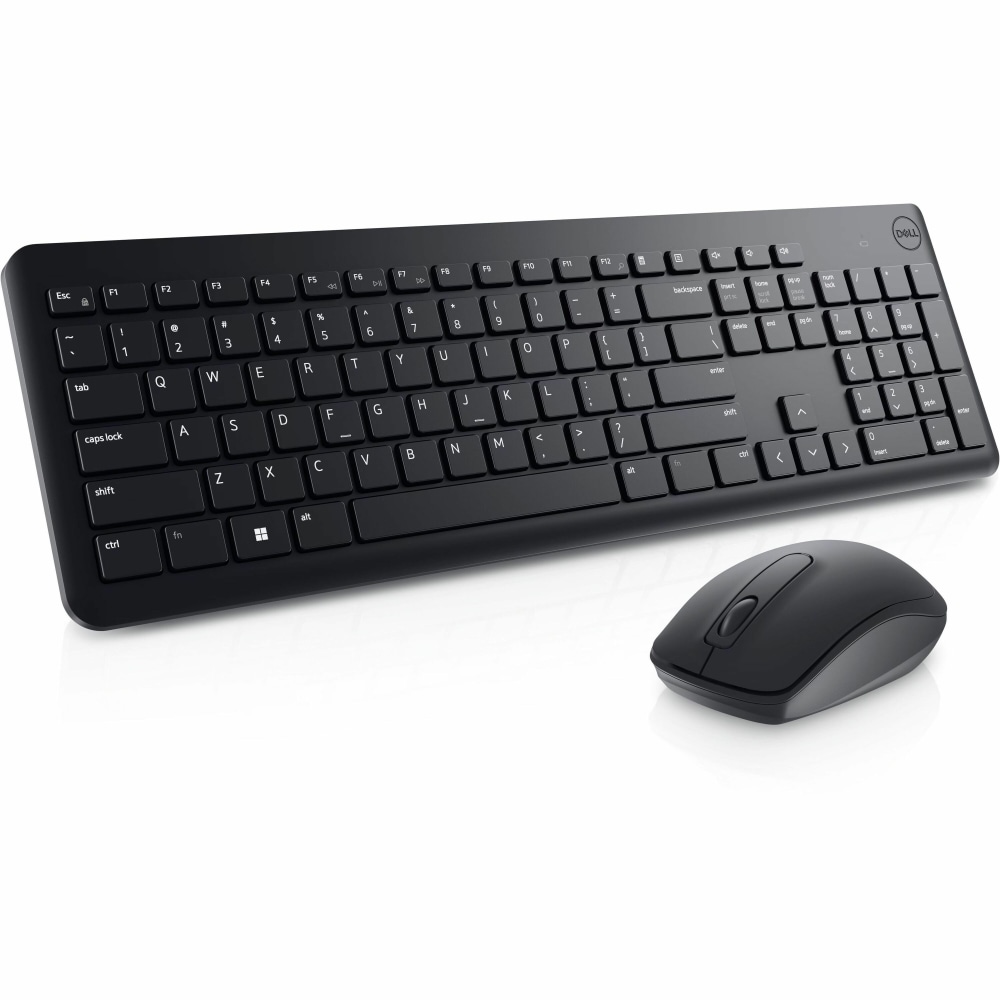 Dell KM3322W Keyboard and Mouse - USB Plunger Wireless RF 2.40 GHz Keyboard - Black - USB Wireless RF Mouse - 05GVG MPN:05GVG