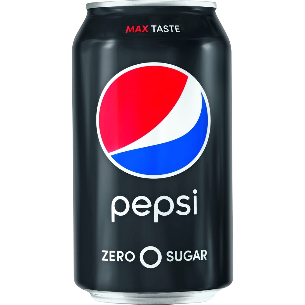 Pepsi Max Zero Calorie Cola - Ready-to-Drink - 12 fl oz (355 mL) - Can - 12 / Pack (Min Order Qty 4) MPN:102982