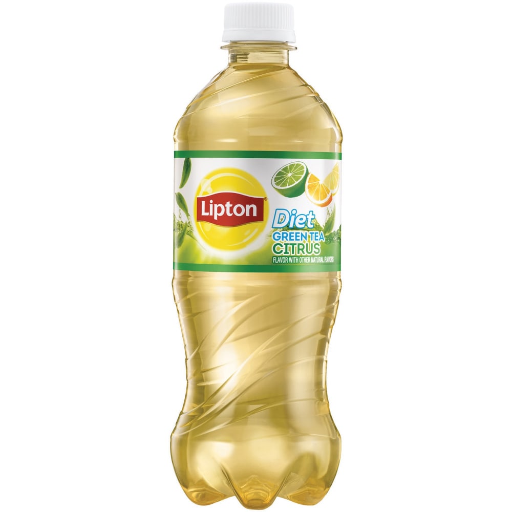 Lipton Diet Citrus Green Tea, 20 Oz, Carton Of 24 (Min Order Qty 2) MPN:92373