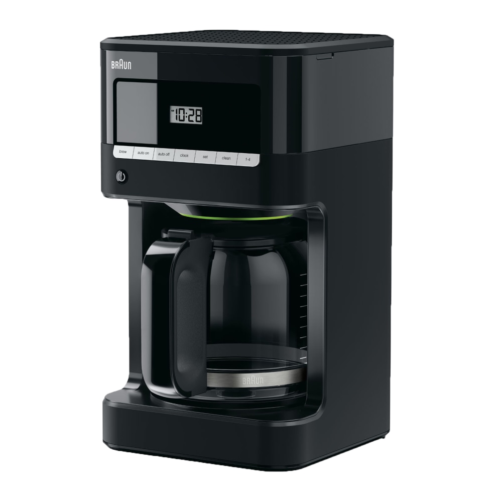 Braun BrewSense 12-Cup Programmable Coffeemaker, Black MPN:KF7000BK