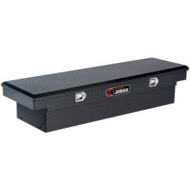 Crescent JOBOX Black Aluminum Low-Profile Single Lid for Full Size Trucks 1-302002