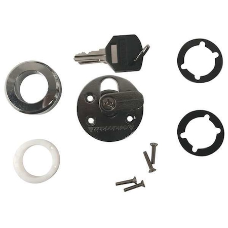 Disc Tumbler Sliding Door Lock, L Shaped MPN:G GR1250L625PCSM2