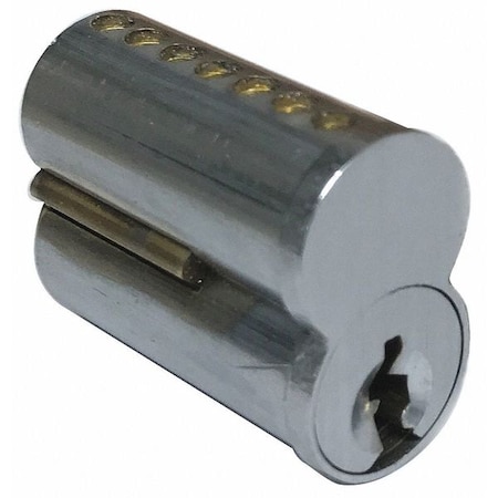 Interchangeable Core, Brushed Chrome, Keyway Type E, 7 Pins MPN:G XICORE7EBC UNCO