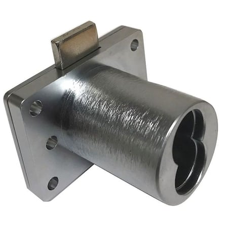Cabinet and Drawer Lock Cylinder, Brushed Chrome, 1 3/8 in For Door Thickness, 0 Number of Keys MPN:G DI MINI E375BCXX1