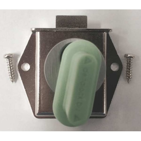 Interchangeable Core Drawer Dead Latch, Brushed Chrome, 1-1/16 For Door Thickness, 0 Number of Keys MPN:G DI1125L375BCMV1