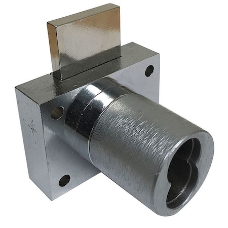 Cabinet and Drawer Lock Cylinder, Brushed Chrome, 1 11/32 in For Door Thickness, 0 Number of Keys MPN:G DI1344D750BCCB1