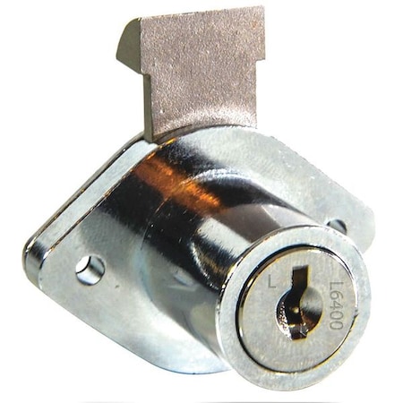 Self Locking Lock, Polished Chrome, 1 1/2 in For Door Thickness, 0 Number of Keys, Alike Key Type MPN:G DR1500L240PCSM1