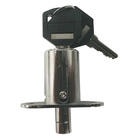 Sliding Door Lock, Polished chrome, 1-1/4 For Door Thickness, Keyed Alike Key Type MPN:G SR1250R625PCSM2
