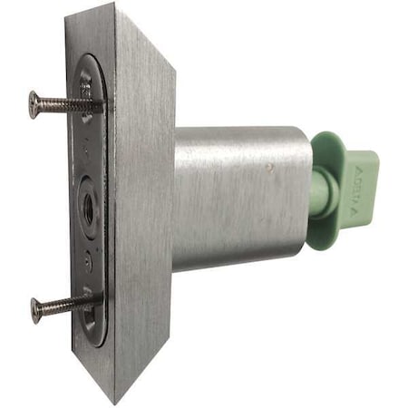 Sliding Door Lock, Satin Chrome, 1-3/4 For Door Thickness, SFIC Key Type MPN:G085051