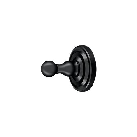 Single Robe Hook, R-Series Black MPN:R2009-U19