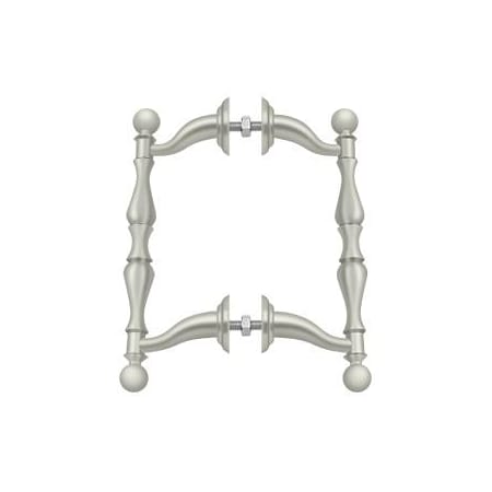 Off-Set Handle Pull, Back-To-Back Set Satin Nickel MPN:OHP620U15