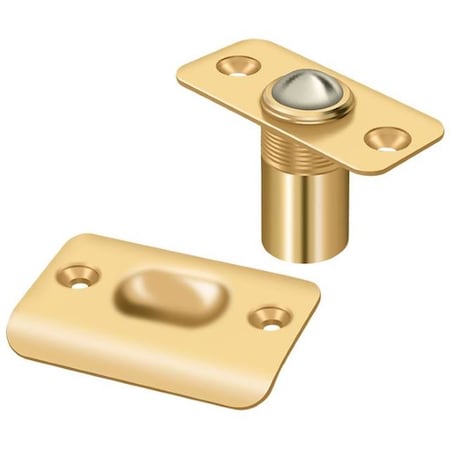 Ball Catch, Round Corners Lifetime Brass MPN:BC218RCR003