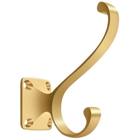 Heavy Duty, Coat & Hat Hook Lifetime Brass MPN:CAHH35CR003