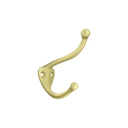 Coat & Hat Hook Bright Brass MPN:CAHH3U3