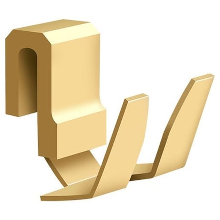 Wire Basket Hook Lifetime Brass MPN:WBHOOK-CR003