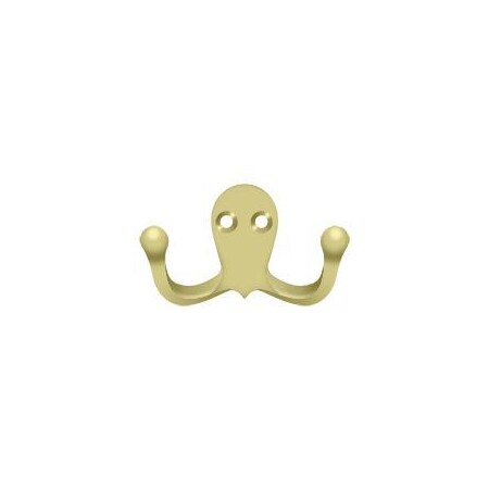 Double Hook Bright Brass MPN:WDH15U3