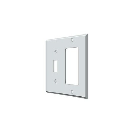 Single Switch/Single Rocker Switch Plate, Number of Gangs: 2 Solid Brass MPN:SWP4743U26