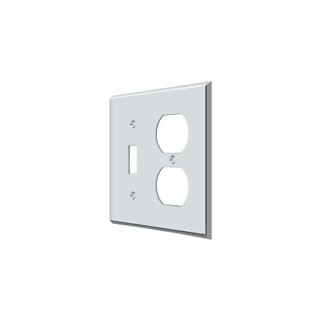 Single Switch/Double Outlet Switch Plate, Number of Gangs: 2 Solid Brass MPN:SWP4762U26