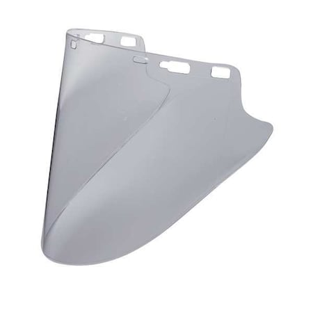 Faceshield Visor, Clear Visor, 10 in Height, Anti-Scratch Lens, clear MPN:FS-18L