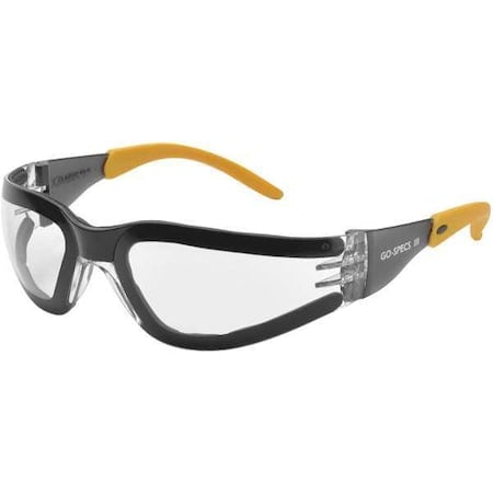 Go-Specs III, Safety Glasses, Anti-Fog, Gray Lens, Gray Frame, Frameless MPN:GG-15G-AF