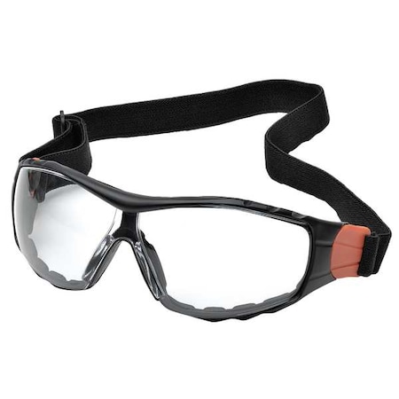Go-Specs II, Safety Glasses, Anti-Fog & Anti-Scratch, Clear Lens, Black Frame, Full-Frame MPN:GG-45C-AF