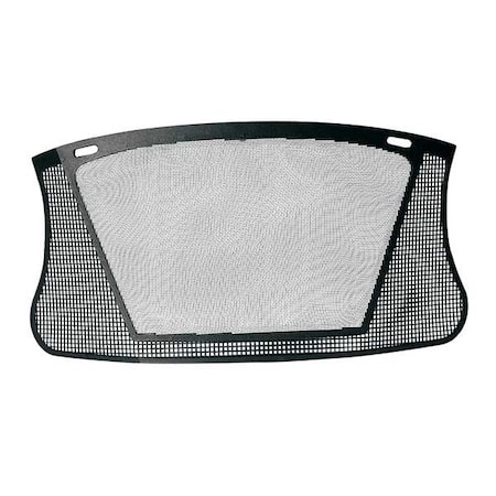 Faceshield Screen Visor, Black Visor, Nylon Mesh, Uncoated Lens, Black MPN:NV-70