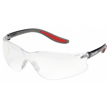 Xenon, Safety Glasses, Uncoated, Clear Lens, Black Frame, Frameless MPN:SG-14C