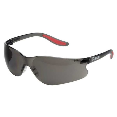 Xenon, Safety Glasses, Anti-Fog, Gray Lens, Black Frame, Frameless MPN:SG-14G-AF